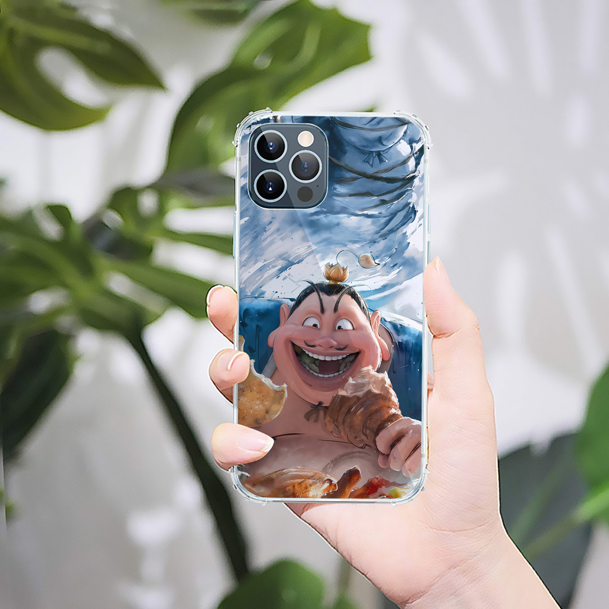 （画像用） Ne Zha 2 ナタ 魔童の大暴れ 【iPhone 12シリーズ対応】透明スマホケース（クリアソフトケース）
